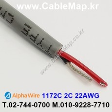 AlphaWire 1172C, Slate 2C 22 AWG 알파와이어 150미터