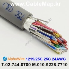 AlphaWire 1219/25C, Slate 25C 24AWG 알파와이어 150미터