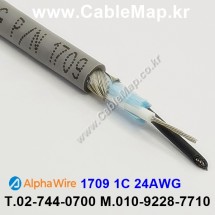 AlphaWire 1709, Slate 2C 24AWG 알파와이어 30미터