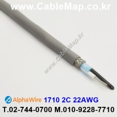 AlphaWire 1710, Slate 2C 22AWG 알파와이어 300미터