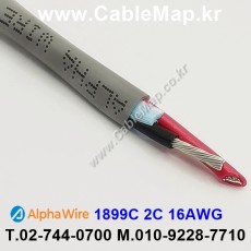 AlphaWire 1899C Slate 2C 16AWG 알파와이어 30미터