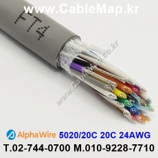 AlphaWire 5020/20C, Slate 20C 24AWG 알파와이어 30미터