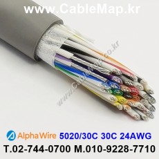 AlphaWire 5020/30C, Slate 30C 24AWG 알파와이어 150미터