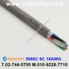 AlphaWire 5066C, Slate 6C 18AWG 알파와이어 300미터