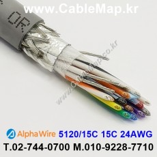 AlphaWire 5120/15C, Slate 15C 24AWG 알파와이어 150미터