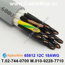 AlphaWire 65812, Slate 12C 18AWG 알파와이어 150미터