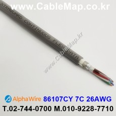 AlphaWire 86107CY, Slate 7C 26AWG 알파와이어 300미터