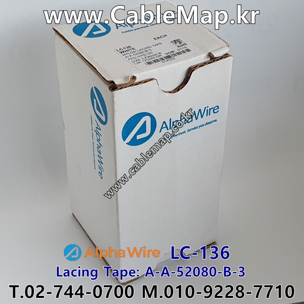 AlphaWire LC-136 Lacing Tape알파와이어