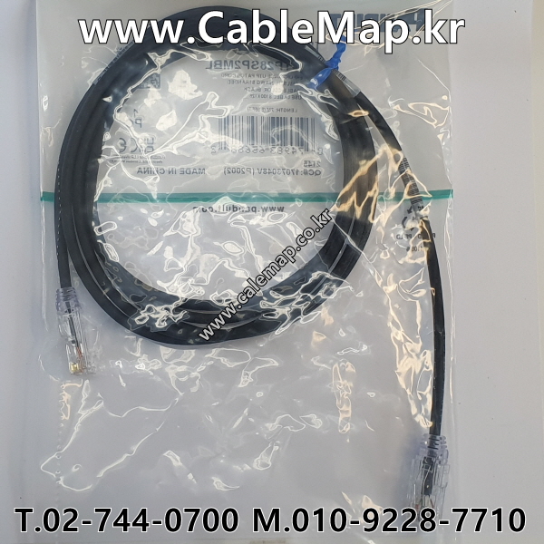 PANDUIT UTP28SP2MBL, 2M. Black, Category 6 Performance  28 AWG UTP Patch Cords